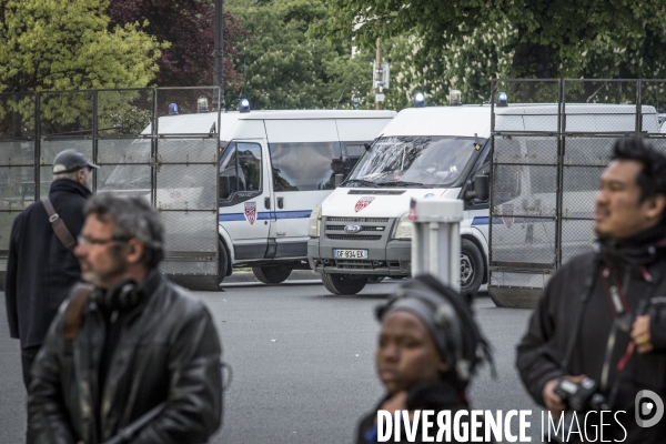 Manifestation contre la loi travail et violences, Paris.