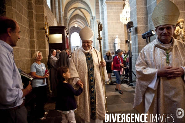 Cardinal André Vingt-Trois lors des 150 ans de Notre-Dame de France