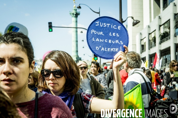 Defile du 1er Mai 2016 et Violences, Paris.