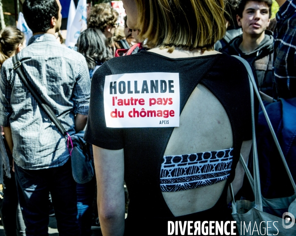 Defile du 1er Mai 2016 et Violences, Paris.