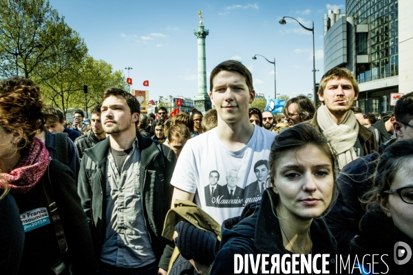 Defile du 1er Mai 2016 et Violences, Paris.