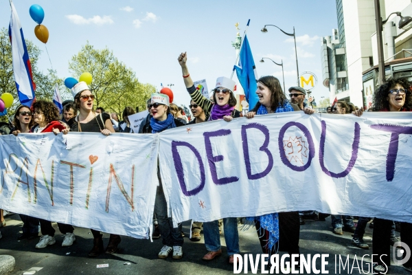 Defile du 1er Mai 2016 et Violences, Paris.