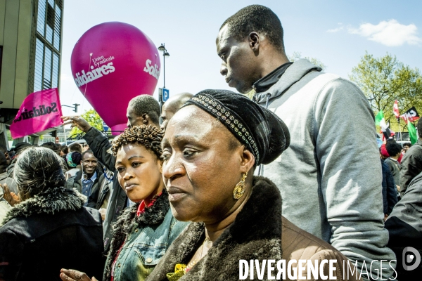 Defile du 1er Mai 2016 et Violences, Paris.