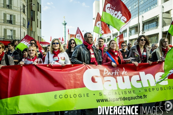 Defile du 1er Mai 2016 et Violences, Paris.