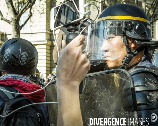 Defile du 1er Mai 2016 et Violences, Paris.