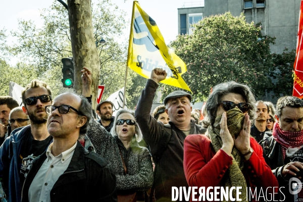 Defile du 1er Mai 2016 et Violences, Paris.