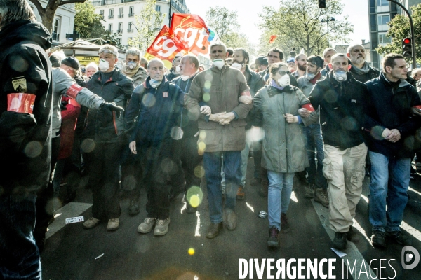 Defile du 1er Mai 2016 et Violences, Paris.