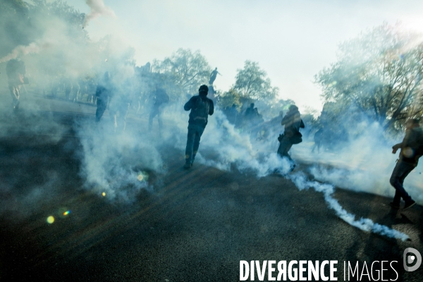 Defile du 1er Mai 2016 et Violences, Paris.
