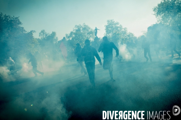 Defile du 1er Mai 2016 et Violences, Paris.