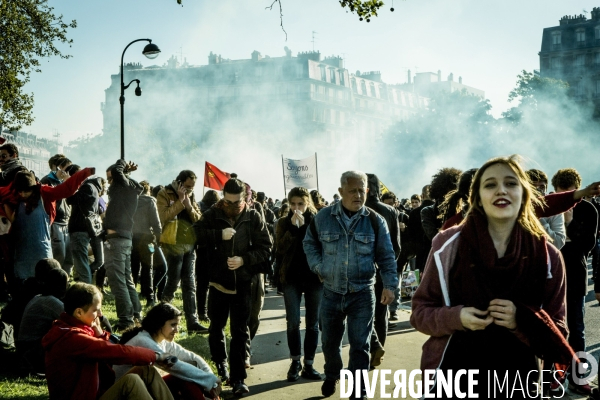 Defile du 1er Mai 2016 et Violences, Paris.