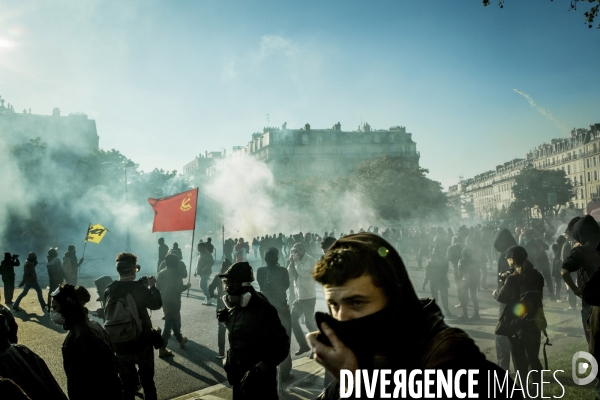 Defile du 1er Mai 2016 et Violences, Paris.