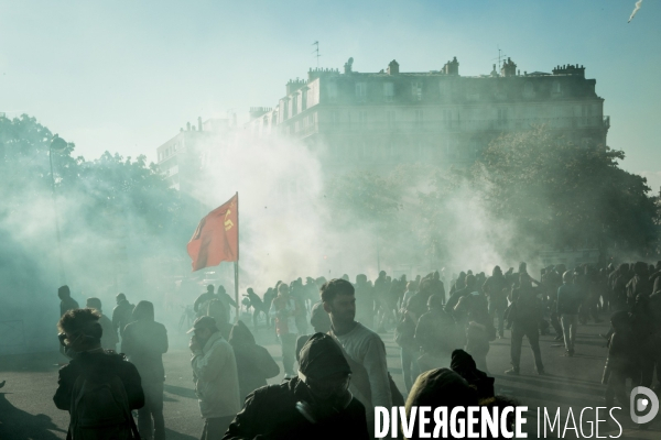 Defile du 1er Mai 2016 et Violences, Paris.