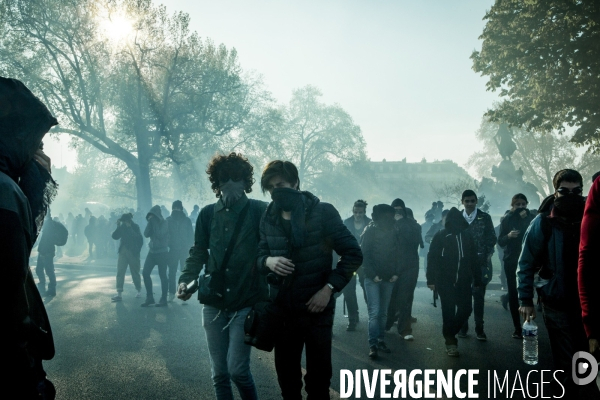 Defile du 1er Mai 2016 et Violences, Paris.