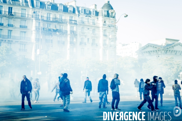 Defile du 1er Mai 2016 et Violences, Paris.