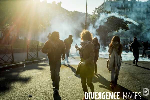 Defile du 1er Mai 2016 et Violences, Paris.