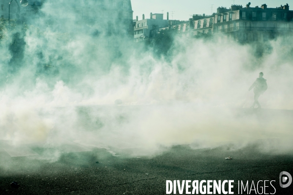 Defile du 1er Mai 2016 et Violences, Paris.