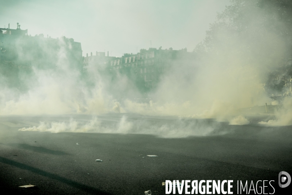 Defile du 1er Mai 2016 et Violences, Paris.