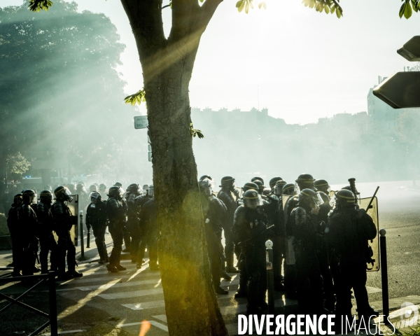 Defile du 1er Mai 2016 et Violences, Paris.