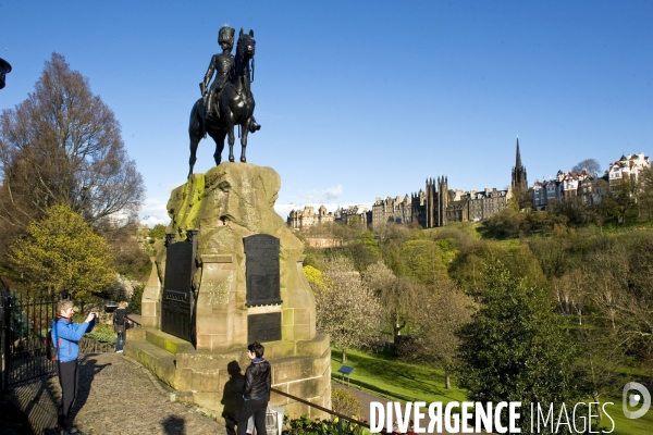 Edimbourg.Menorial a la memoire des officiers et soldats morts durant la guerre des Boers entre 1899 et 1902