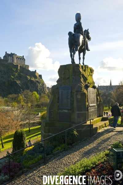 Edimbourg.Menorial a la memoire des officiers et soldats morts durant la guerre des Boers entre 1899 et 1902