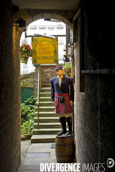 Edimbourg.Tailleur specialisee dans la fabrication de kilts