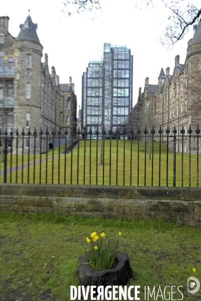 Edimbourg. L ancienne infirmerie royale fait l objet de la plus importante operation immobiliere d Ecosse; appellee Quatermile