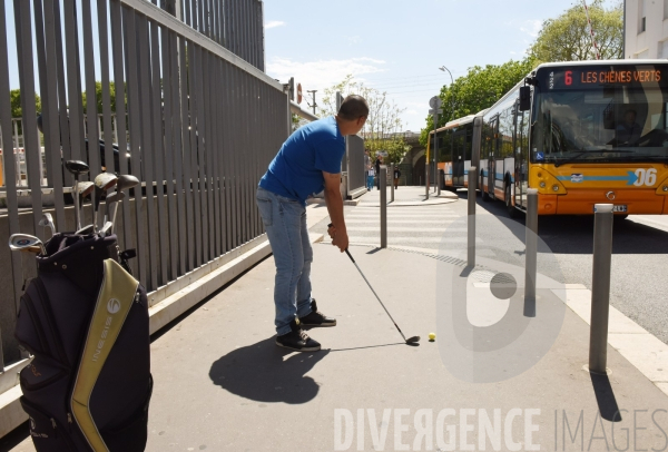 Parcours #StreetGolf avec @allisgolf #Nice06 Golf Urbain