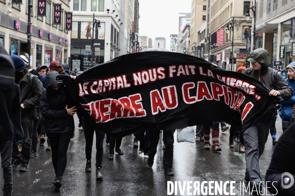 Manifestation du 1er mai à Montréal