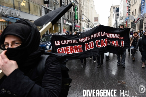 Manifestation du 1er mai à Montréal