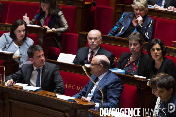 Questions au gouvernement à l Assemblée Nationale.