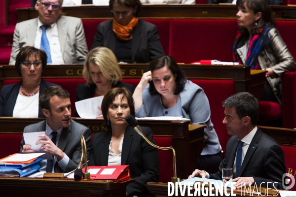 Questions au gouvernement à l Assemblée Nationale.