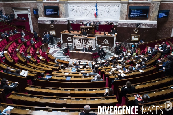 Débat sur le projet de loi travail.