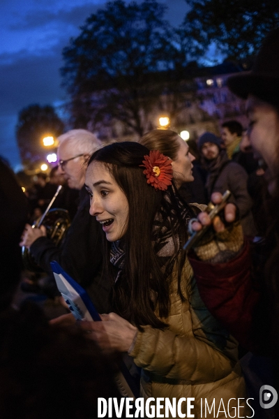 Nuit Debout, concert