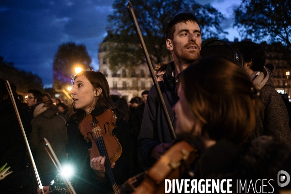 Nuit Debout, concert