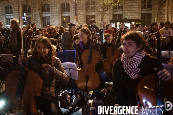 Nuit Debout, concert