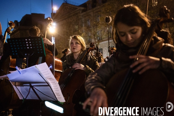 Nuit Debout, concert