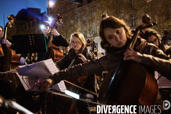 Nuit Debout, concert