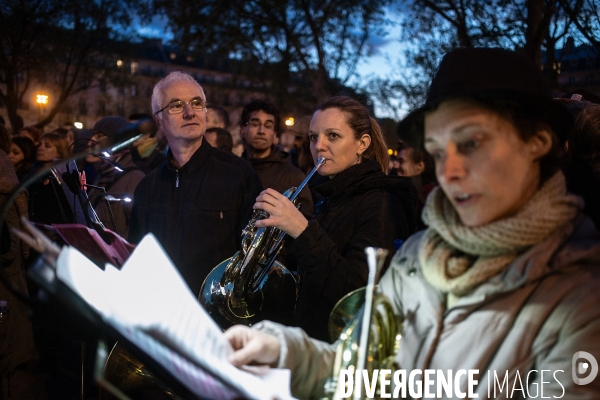 Nuit Debout, concert