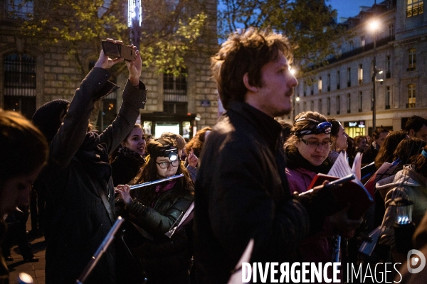 Nuit Debout, concert