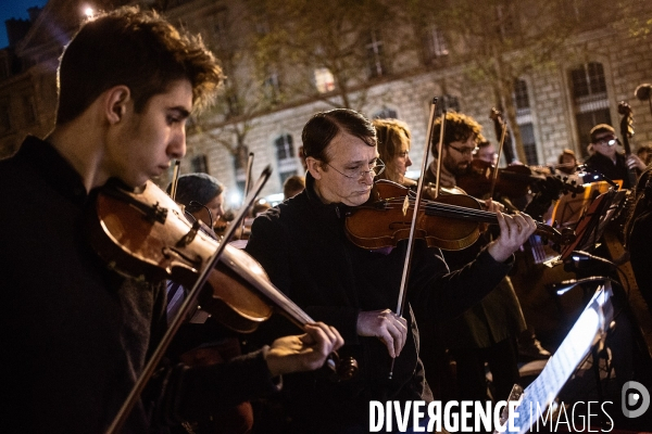 Nuit Debout, concert