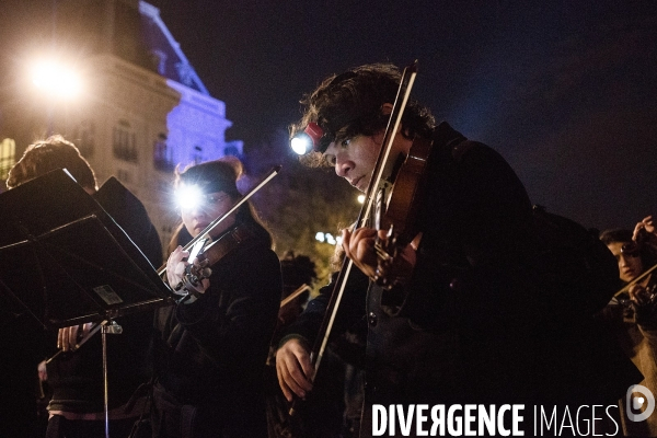 Nuit Debout, concert