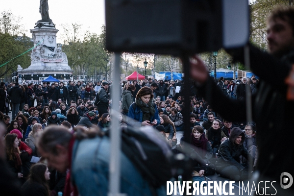 Nuit Debout, concert